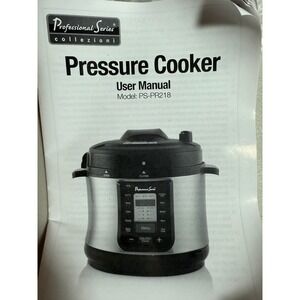 Professional Series PS PR218 5‎ Quart Electric Pressure Cooker Stainless Steel